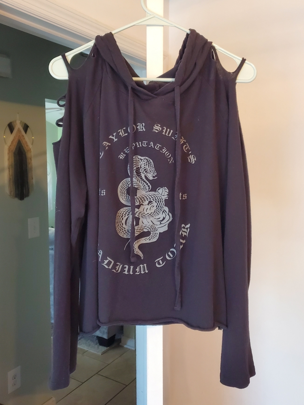 Taylor Swift Reputation Tour Cropped Hoodie